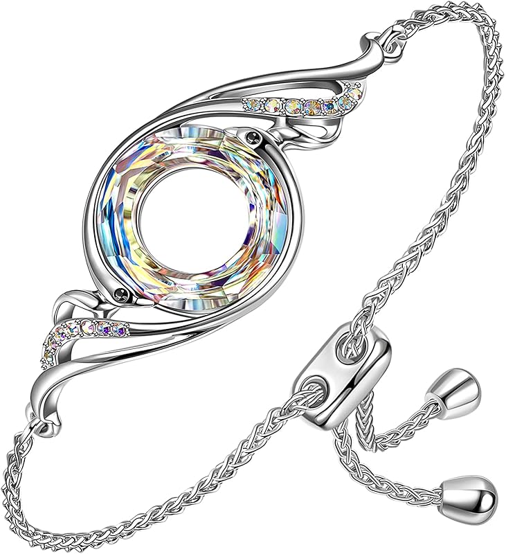 Kate Lynn Infinity Slider Crystal Bracelet Endless Love