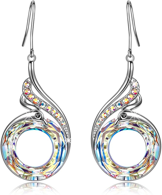 Kate Lynn Rise From the Ashes Phoenix Sterling Silver Dangle Earrings